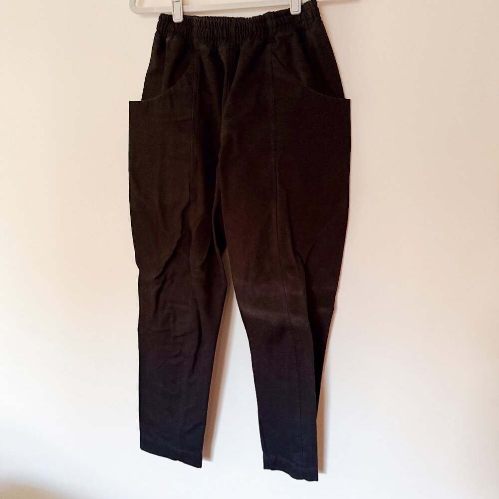Clyde Work Pant in Cotton Canvas - Black / 6 / Regular